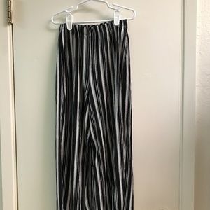 Subdued pants. Black, White Grey